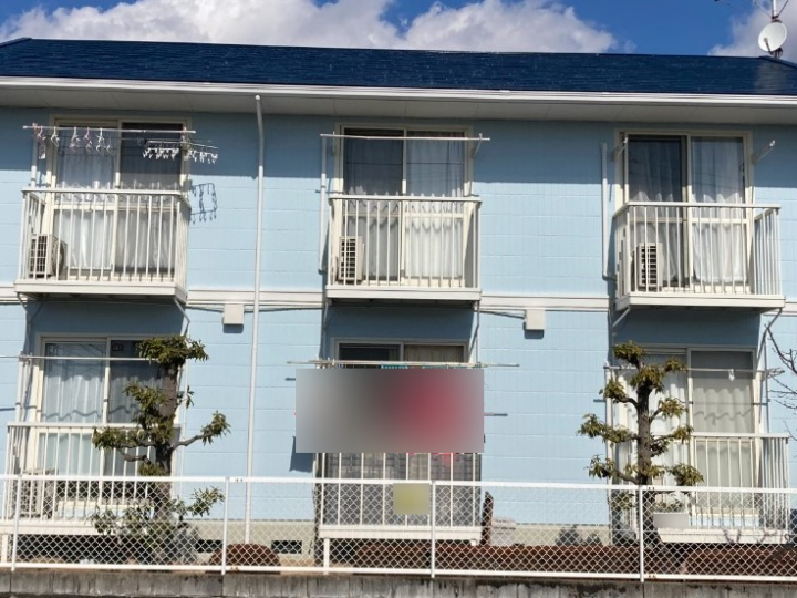 岡山市北区某アパート（B棟）　外壁塗装・屋根塗装