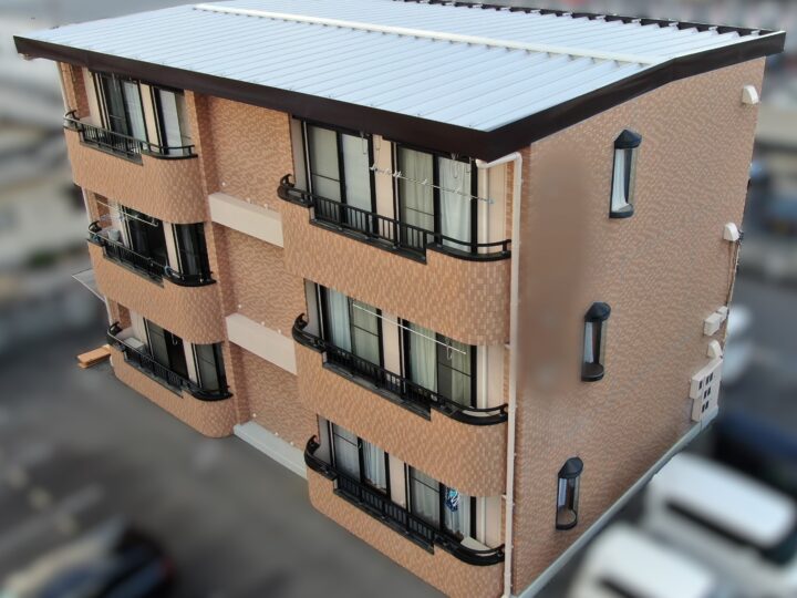 25014_岡山市北区マンション　外壁塗装・屋根塗装工事