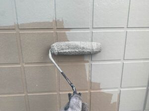 中塗り｜外壁塗装岡山