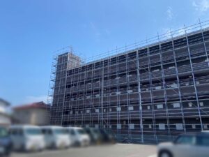 大規模修繕｜岡山｜足場
