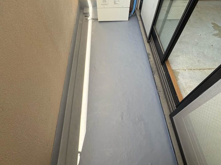 バルコニー防水工事_岡山市北区賃貸物件_26030