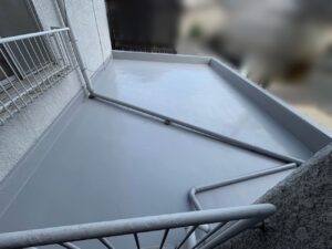 岡山市中区｜屋上防水｜ウレタン塗膜防水｜施工事例